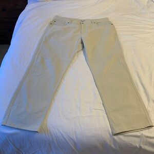 Peter Millar Crown Comfort Five-Pocket Pant. 38/32. Stone Color. NWOT